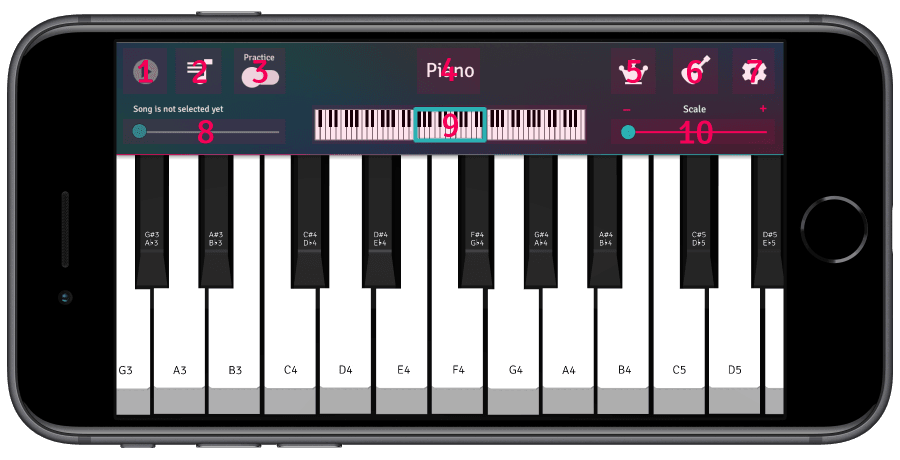 Piano 3d deals app