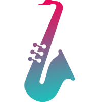 Piano 3D sax instrument icon